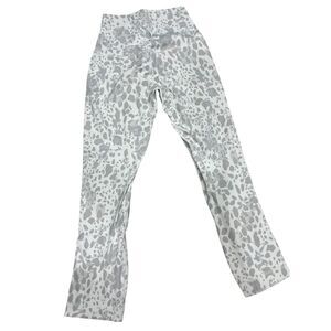 Lululemon Leggings Align High-Rise Crop 21" Cheetah Camo White Multi Size 2 Nulu